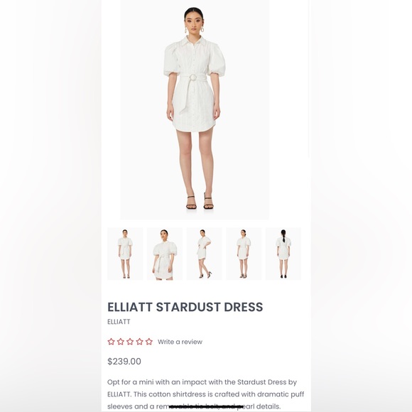 Stardust Dress by ELLIATT - Picture 2 of 14